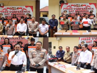 Sat Reskrim Polres Lebak berhasil Ungkap Kasus Pencurian Ekspedisi Sicepat