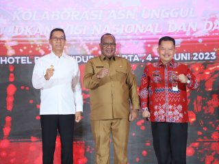 Wamendagri Tekankan Penguatan SDM Unggul di Provinsi Papua, Papua Barat, dan DOB pada Rakornas BPSDM 2023