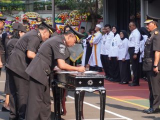 Resmi Berganti Pimpinan, Kakanwil Dodot Lantik Yosafat Rizanto Menjabat Kalapas Cilegon