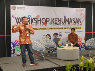 Latih Kemampuan Kehumasan, Kantor Wilayah BPN Provinsi Jawa Barat Adakan Workshop