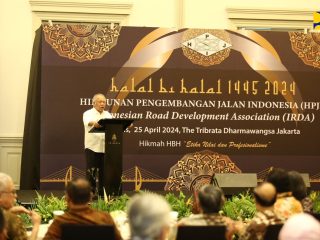 Halalbihalal HPJI, Menteri Basuki Ingatkan untuk Terus Tingkatkan Kualitas Jalan