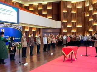 Menteri Basuki Lantik 5 Pejabat Pimpinan Tinggi Madya dan 2 Pejabat Fungsional Ahli Utama