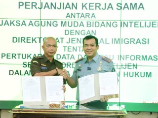 JAM INTEL Jalin Kerjasama dengan Dirjen Imigrasi Terkait Pertukaran Data Informasi Serta Koordinasi Intelijen Penegakan Hukum