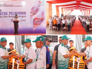 Bagikan 600 Life Jacket, Dirjen Hubdat Kampanyekan Keselamatan Transportasi Sungai dan Danau