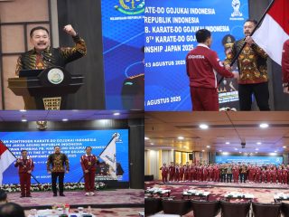 Arahan Strategis Jaksa Agung Pelepasan Kontingen Karate-Do Gojukai Indonesia ke Global Championships Japan 2025