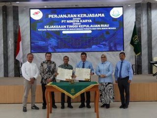 Perkuat Sinergi dan Kepastian Hukum, Kejati Kepri dan PT Nindya Karya Teken Perjanjian Kerja Sama