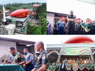 Ikonik dan Sarat Makna, Masjid Kubah Baret Merah Diresmikan Panglima TNI