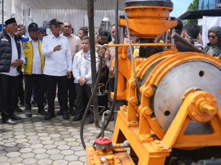 Perkuat Layanan Kesehatan, Menteri Dody Lakukan Pengeboran Sumur Dalam di RSUP M. Djamil Padang