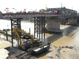 Jaga Konektivitas Ruas Bireuen–Aceh Utara Pascabencana, Kementerian PU Mulai Bangun Permanen Jembatan Krueng Tingkeum Minggu Ketiga Januari 2026