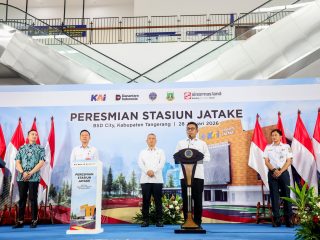 Andra Soni Resmikan Stasiun Jatake, Dorong Pertumbuhan Wilayah Berbasis TOD