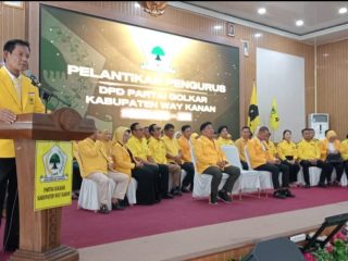 Darlian Pone Terpilih Aklamasi, Tony Eka Candra Yakin Partai Golkar Raih 11 Kursi di DPRD Way Kanan