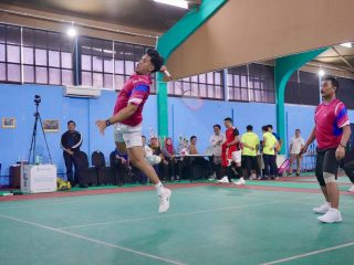 Ikuti Kejuaraan Bulutangkis HUT ke-54 KORPRI, Kementerian ATR/BPN Melaju ke Semifinal