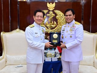 Kasal Terima Kunjungan Kehormatan Kepala Staf Angkatan Laut Jepang, Perkuat Kerja Sama Maritim