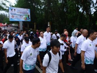 Jelang Esok Kedatangan Presiden, Jalan Sehat HPN 2026 Jadi Ruang Kebersamaan Warga Banten