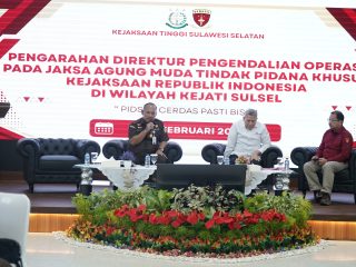 Dirdalops Jampidsus Tekankan Integritas dan Profesionalisme Penanganan Perkara Korupsi Kepada Jajaran Pidsus Se-Sulsel
