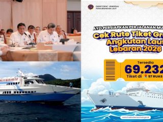 Catat! Tiket Kapal Laut Gratis Lebaran 2026 Dibuka 6 Maret, Kuota 69 Ribu Orang