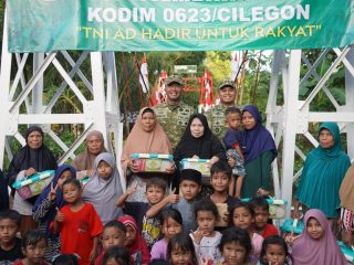 Danrem 064/MY Hadiri Peluncuran Nasional 200 Jembatan Garuda dari Cinangka