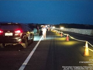 Kementerian PU Tangani Retakan Tol Cisumdawu KM 207+350, Lalu Lintas Tetap Aman Terkendali