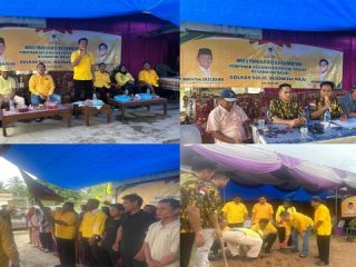 Darlian Pone Buka Muscam PK Partai Golkar Kecamatan Kasui, Dilanjutkan Gerakan Lampung Menanam