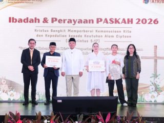Hadiri Perayaan Paskah Kementerian ATR/BPN, Menteri Nusron: Paskah Membangun Semangat Kebangkitan Bangsa