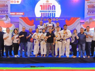 Gemilang, Kontingen Polda Lampung Sabet 4 Medali di Judo Kapolri Cup 2026