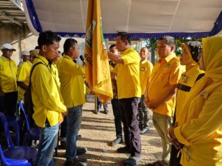 Nurkholis Pimpin Kepengurusan Baru Partai Golkar Kecamatan Negara Batin Melalui Muscam