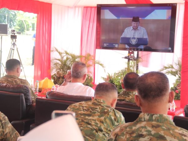 Presiden RI Pimpin Launching KDKMP via Vicon, Danrem 132/Tdl Turut Hadir di Desa Lolu
