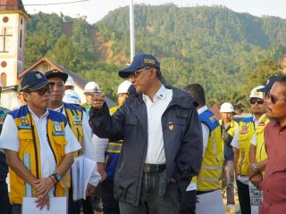 Proyek Sabo Dam Aek Tukka Dipacu, Menteri Dody Targetkan Selesai Oktober 2026