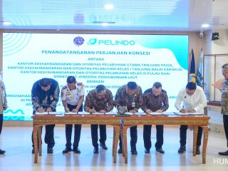 Kemenhub dan PT Pelindo Teken Dua Konsesi Strategis untuk Perkuat Layanan Kepelabuhanan