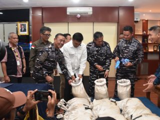 TNI AL Perketat Penegakan Hukum, Distribusi Ilegal Pasir Timah dan Berbagai Aktivitas Ilegal Berhasil Digagalkan