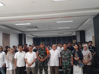Kuliah Umum Wawasan Kebangsaan di Universitas Sultan Ageng Tirtayasa, Satgas TMMD 128 Kodim 0623/Cilegon Ajak Mahasiswa Siap Menuju Indonesia Emas 2045
