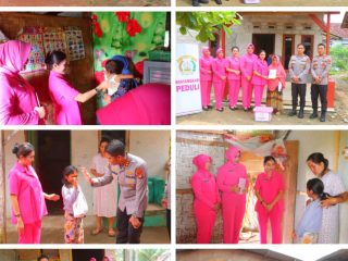Aksi Mulia Bhayangkari Lampung Tengah, Tebar Bantuan dan Kebahagiaan untuk Masyarakat