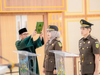 Wakajati Sumsel Pimpin Pelantikan Pejabat Eselon III dan IV di Lingkungan Kejati Sumsel