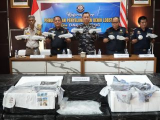 Lanal Palembang Gencarkan Penindakan, Penyelundupan Benih Lobster Digagalkan
