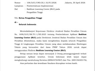 Perkuat Kapasitas PNBP, Badilum Dorong PT Gunakan BLC