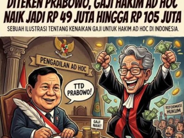 Tunjangan Hakim Ad Hoc Resmi Naik, Pemerintah Terbitkan Perpres 5/2026