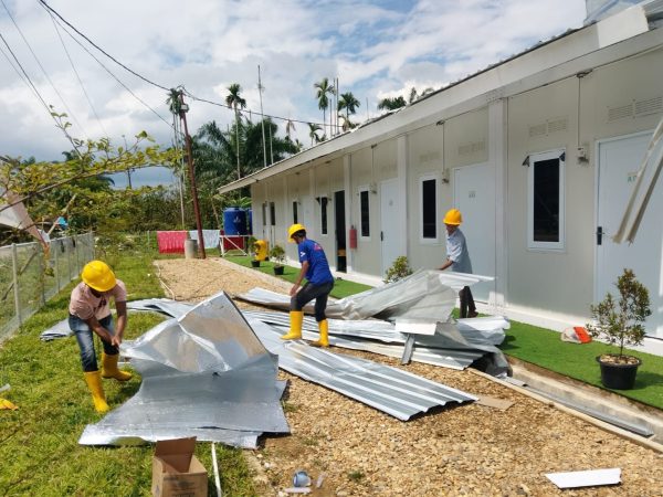 Kementerian PU Gerak Cepat Tangani Huntara Rusak Akibat Puting Beliung di Aceh Utara