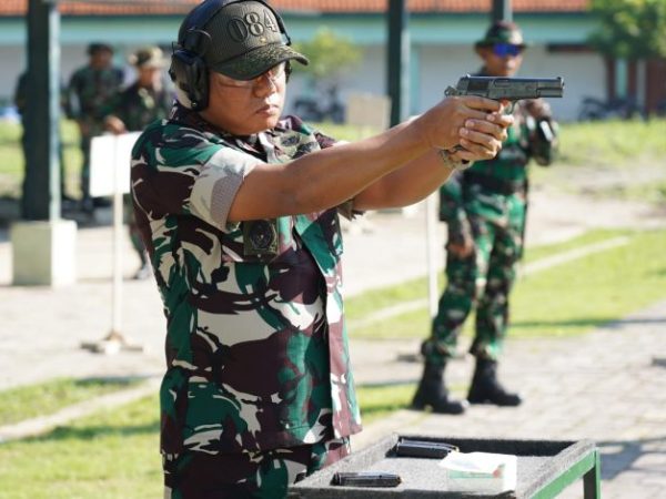 Danrem 084/Bhaskara Jaya Latihan Menembak Pistol, Pelihara Kemampuan Profesionalisne Prajurit