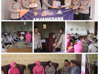 Menjunjung Jasa, Tali Asih Sentuhan Kepedulian di HUT Bhayangkara ke-80, Polres Cilegon Gelar Anjangsana dan Bhakti Sosial untuk Purnawirawan serta Difabel