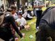 Supplier MBG Turun ke Jalan, Bagikan Buah dan Ikut Bersih-Bersih Pasca Demo