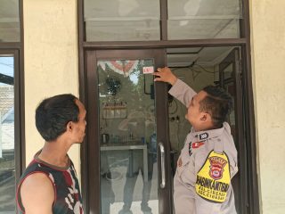 Bhabinkamtibmas Kelurahan Cibeber Polsek Cibeber Terus Sosialisasi Call Center 110