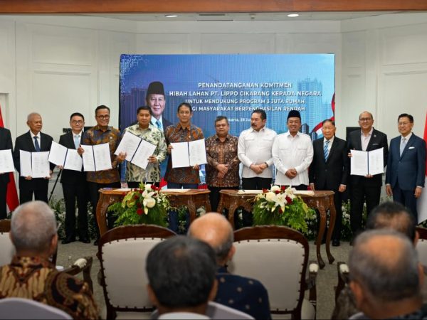 Kementerian ATRBPN Terima Tanah untuk 3 Juta Rumah dari Lippo Cikarang, Menteri Nusron Komitmen Percepat Proses Hibah
