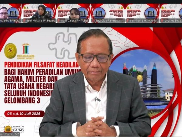 Putusan Hakim Tak Lahir dari Pasal Semata Mahfud MD Tekankan Peran Logika dan Etika