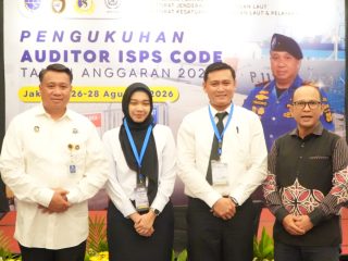 Perkuat Keamanan Maritim, Kemenhub Kukuhkan 25 Auditor ISPS Code