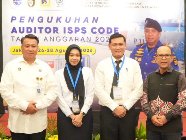 Perkuat Keamanan Maritim, Kemenhub Kukuhkan 25 Auditor ISPS Code