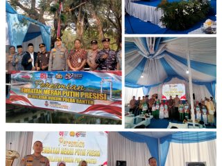 Wujud Polri Hadir untuk Rakyat, 16 Jembatan Polres Cilegon Diresmikan Presiden Prabowo