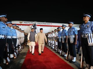 Prabowo Tiba di New Delhi, Siap Perkuat Peran Indonesia di KTT ke-18 BRICS