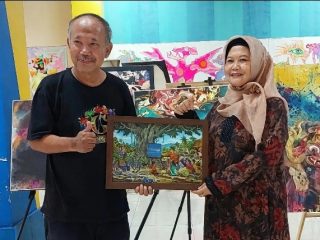 Prof. Indira Santi Hadiri Art Fair Cima’Art, Seni Disebut Jadi Ruang Hidup Wawasan Kebangsaan