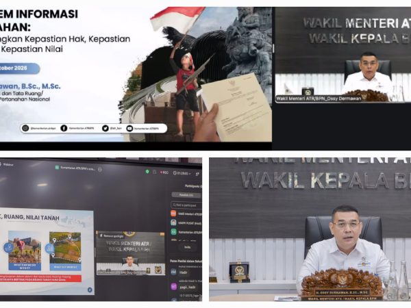Wamen ATR/Waka BPN: Integrasi Data Hak, Tata Ruang, dan Nilai Tanah Jadi Kunci Tata Kelola Pertanahan