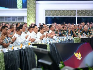 Mendagri Tito Hadiri Penyampaian Taklimat Presiden kepada 800 Perwira Tinggi TNI-Polri